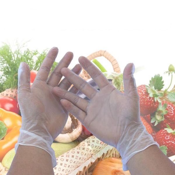 disposable gloves 50/100pc household disposible food transparent pvc glove kitchen accessorie oil-proof waterproof protect fruit vegetable
disposable gloves 50/100pc household disposible food transparent pvc glove kitchen accessorie oil-proof waterproof protect fruit vegetable
