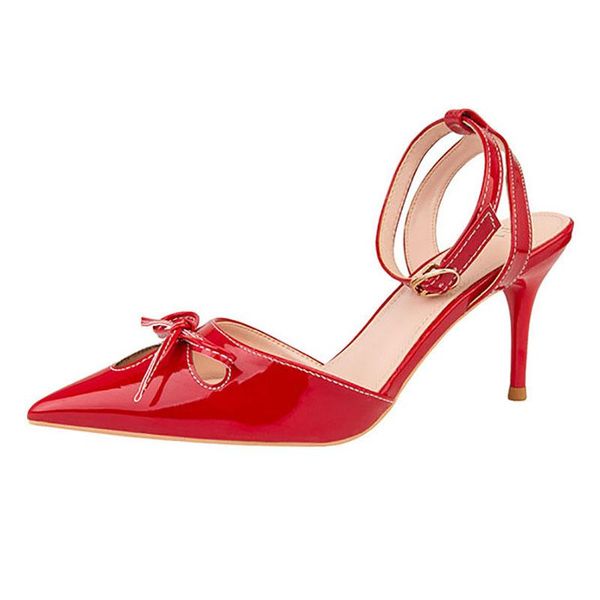 meriahzheng summer women's shoes thin heeled high heel bow pointed toe heels slim a- line sandals zwm-899-30, Black
meriahzheng summer women's shoes thin heeled high heel bow pointed toe heels slim a- line sandals zwm-899-30, Black