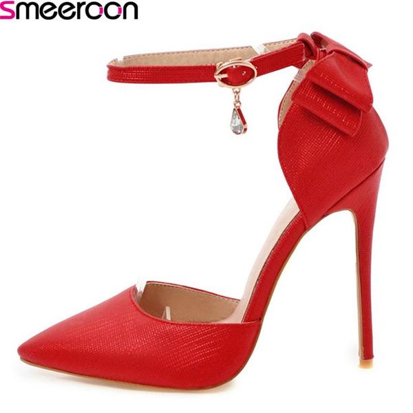 dress shoes smeeroon 2021 style spring autumn fashion 12cm high thin heels pumps women party with butterfly knot ladies, Black
dress shoes smeeroon 2021 style spring autumn fashion 12cm high thin heels pumps women party with butterfly knot ladies, Black