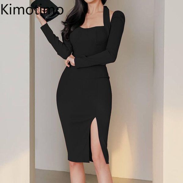women party dress long sleeve lace up halter split slim bodycon elegant black strech gothic badange vestidos casual dresses, Black;gray
women party dress long sleeve lace up halter split slim bodycon elegant black strech gothic badange vestidos casual dresses, Black;gray