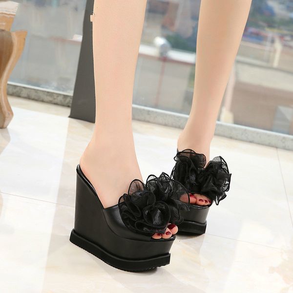 sandals women's shoes stage club walk high spring heels you'll see 15cm muffin sandals and 896yu clru, Black
sandals women's shoes stage club walk high spring heels you'll see 15cm muffin sandals and 896yu clru, Black