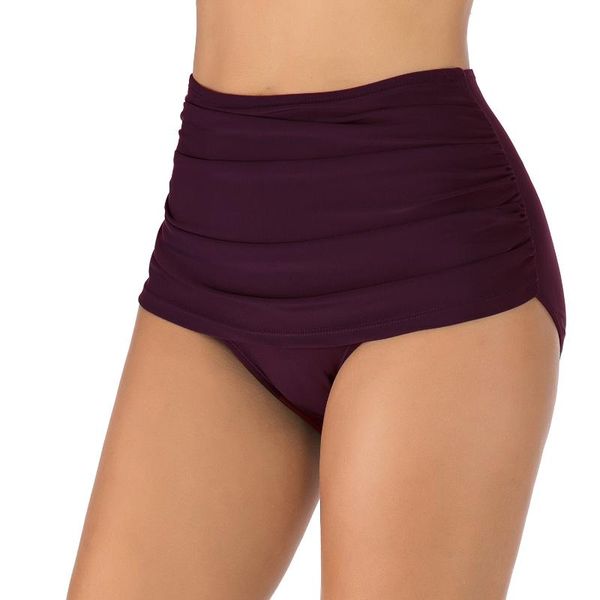 two-piece suits high waist swimming trunks women's butt-lift underwear pleated briefs
two-piece suits high waist swimming trunks women's butt-lift underwear pleated briefs