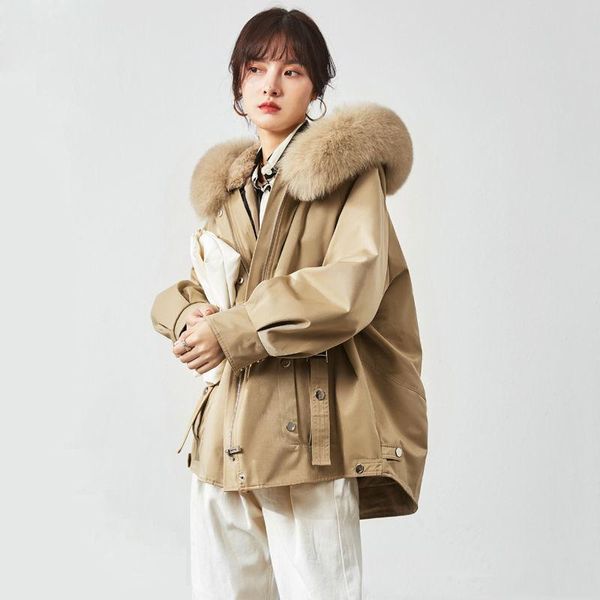 women's fur & faux 2021 autumn and winter collar rex liner detachable short parka warm coat for women, Black
women's fur & faux 2021 autumn and winter collar rex liner detachable short parka warm coat for women, Black