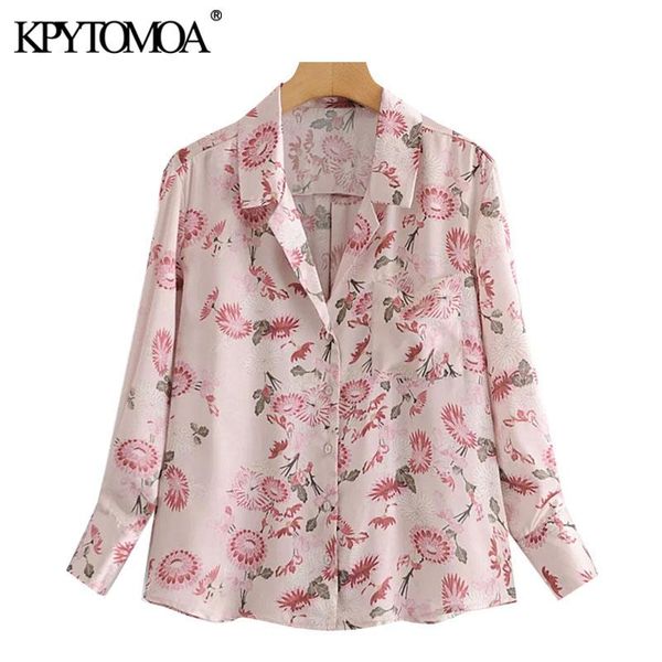 women's blouses & shirts kpytomoa women 2021 fashion with pockets floral print vintage long sleeve button-up female blusas chic, White
women's blouses & shirts kpytomoa women 2021 fashion with pockets floral print vintage long sleeve button-up female blusas chic, White