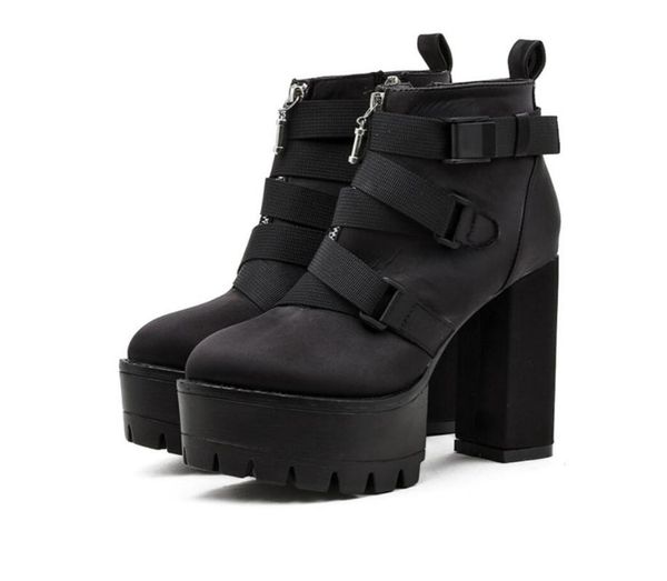 women's platfrom ankle boots women fashion high heels woman non slip pumps ladies shoes female comfortable footwear, Black
women's platfrom ankle boots women fashion high heels woman non slip pumps ladies shoes female comfortable footwear, Black