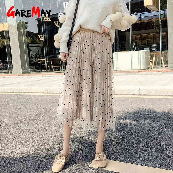 summer mesh polka dot skirt vintage female korean high waist pink long s womens pleated maxi for women 210428, Black
summer mesh polka dot skirt vintage female korean high waist pink long s womens pleated maxi for women 210428, Black