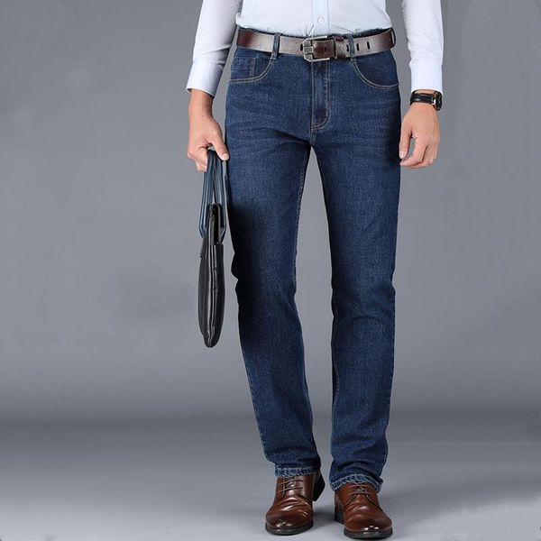 men's jeans fashion brand clothing slim men autumn winter business casual 2021 man denim pants trousers baggy straight leg 40 42, Blue
men's jeans fashion brand clothing slim men autumn winter business casual 2021 man denim pants trousers baggy straight leg 40 42, Blue