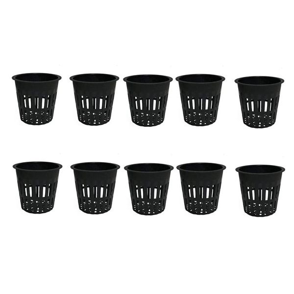 planters & pots 10 pieces black plastic garden mesh net pot hydroponic basket planting nursery grow supplies, 10.8cm/4.25inch
planters & pots 10 pieces black plastic garden mesh net pot hydroponic basket planting nursery grow supplies, 10.8cm/4.25inch