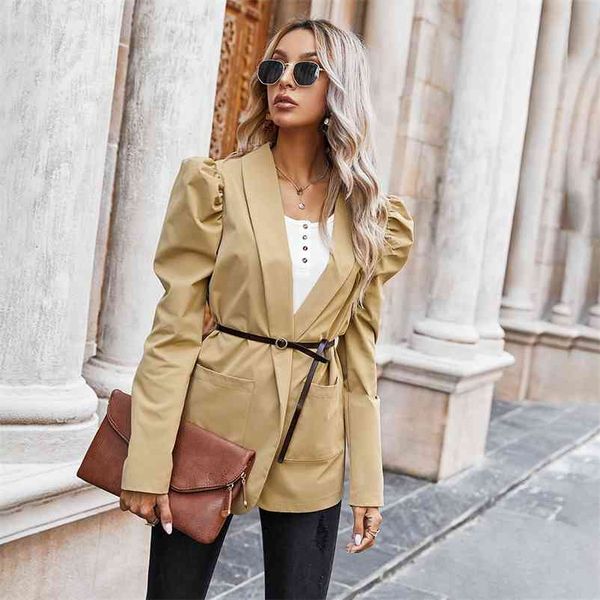 foridol autumn winter puff sleeve khaki elegant ladies streetstyle blazer jacket female vintage casual blazer 210415, Black;brown
foridol autumn winter puff sleeve khaki elegant ladies streetstyle blazer jacket female vintage casual blazer 210415, Black;brown