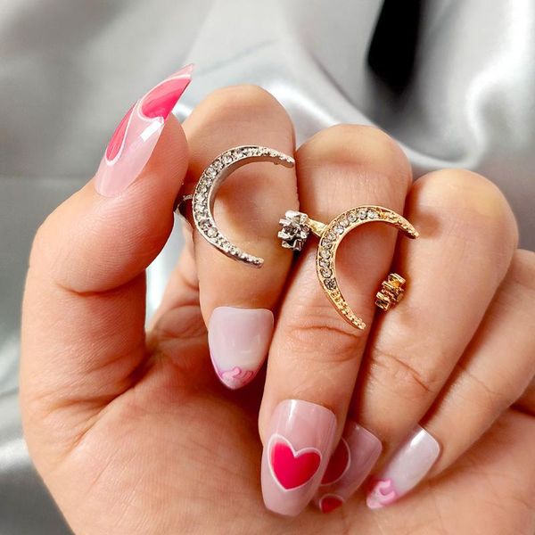 wedding rings boho gold silver color star moon open adjustable for women crystal crescent opening knuckles ring creative jewelry, Slivery;golden
wedding rings boho gold silver color star moon open adjustable for women crystal crescent opening knuckles ring creative jewelry, Slivery;golden