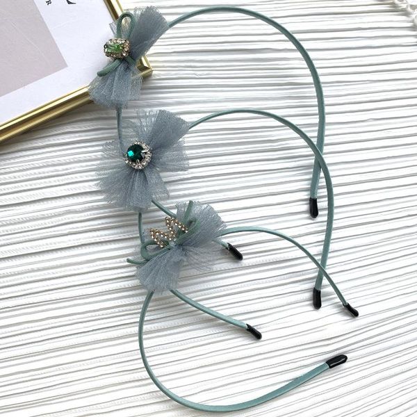 hair accessories grey blue organza primary and secondary school children's green diamond princess temperament sweet girl bangs, Slivery;white
hair accessories grey blue organza primary and secondary school children's green diamond princess temperament sweet girl bangs, Slivery;white