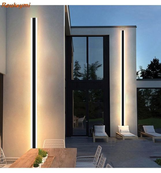 modern long strip led wall light outdoor waterproof ip65 aluminum lamp garden porch sconcelight 110v 220v sconce luminaire
modern long strip led wall light outdoor waterproof ip65 aluminum lamp garden porch sconcelight 110v 220v sconce luminaire