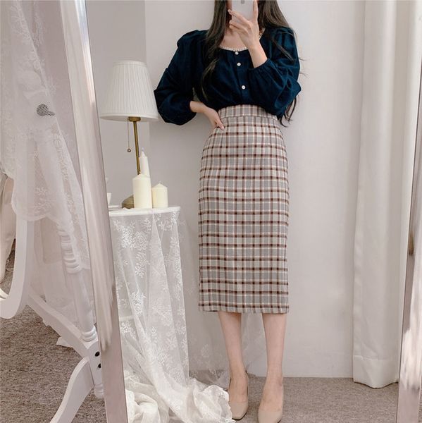 plaid girls spring blouse women suit blue shirt high waist long a line skirts two piece suits sell separately 210417, White
plaid girls spring blouse women suit blue shirt high waist long a line skirts two piece suits sell separately 210417, White