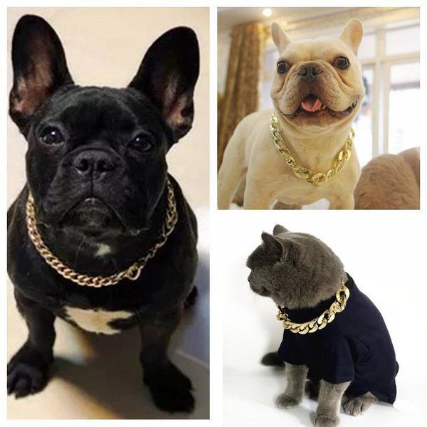 dog collars & leashes pet collar thick 36cm / 45cm gold chain plastic plated identified safety puppy dogs supplies
dog collars & leashes pet collar thick 36cm / 45cm gold chain plastic plated identified safety puppy dogs supplies