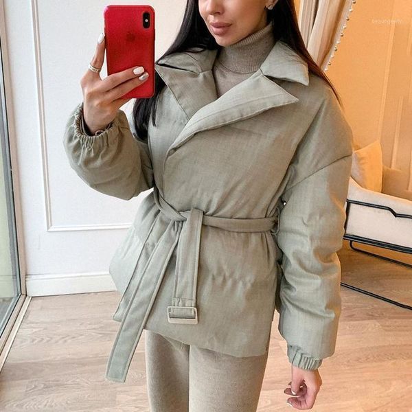 women's down & parkas floy fashion simple loose notched women elegant solid tie belt waist coats side split short cotton jackets ladies, Black
women's down & parkas floy fashion simple loose notched women elegant solid tie belt waist coats side split short cotton jackets ladies, Black
