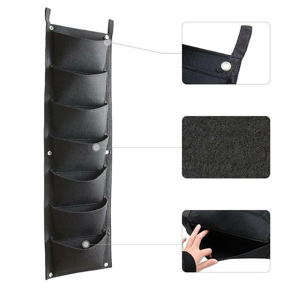 planters & pots 7 pocket vertical growing planting bag wall hanging pot garden planter dnj998
planters & pots 7 pocket vertical growing planting bag wall hanging pot garden planter dnj998