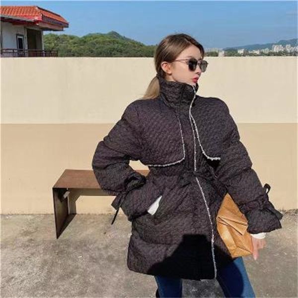 women's down & parkas female winter down thicken warm coat turtleneck high waist uniform baseball cord chic ladies outwear, Black
women's down & parkas female winter down thicken warm coat turtleneck high waist uniform baseball cord chic ladies outwear, Black