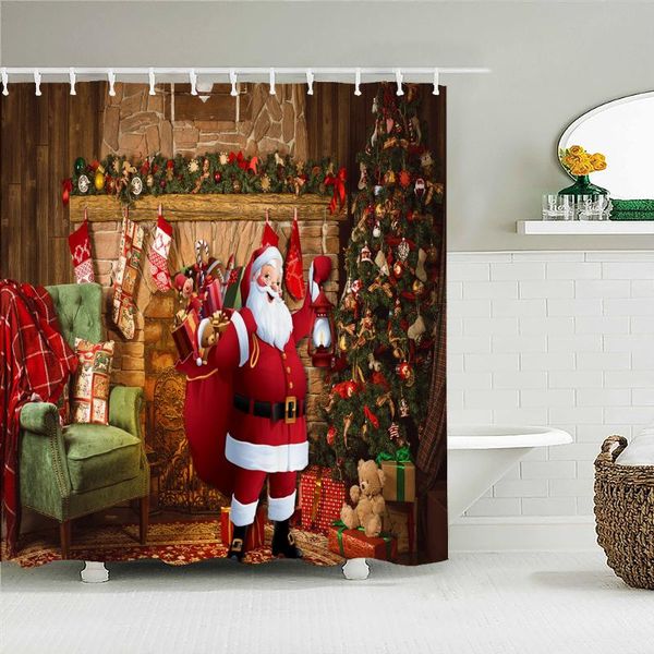 shower curtains christmas tree printed bathroom curtain santa claus waterproof fabric bath festival home decoration
shower curtains christmas tree printed bathroom curtain santa claus waterproof fabric bath festival home decoration