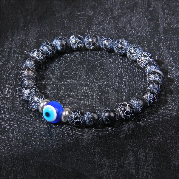 men handmade evil eye bracelets natural stone bracelets lava stone diffuser bracelets for men women jewelry pulseras homme, Black
men handmade evil eye bracelets natural stone bracelets lava stone diffuser bracelets for men women jewelry pulseras homme, Black
