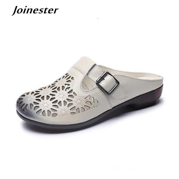 slippers women summer sandal genuine leather slip on casual slides ladies hollow out retro sandals full wide toe water shoes, Black
slippers women summer sandal genuine leather slip on casual slides ladies hollow out retro sandals full wide toe water shoes, Black
