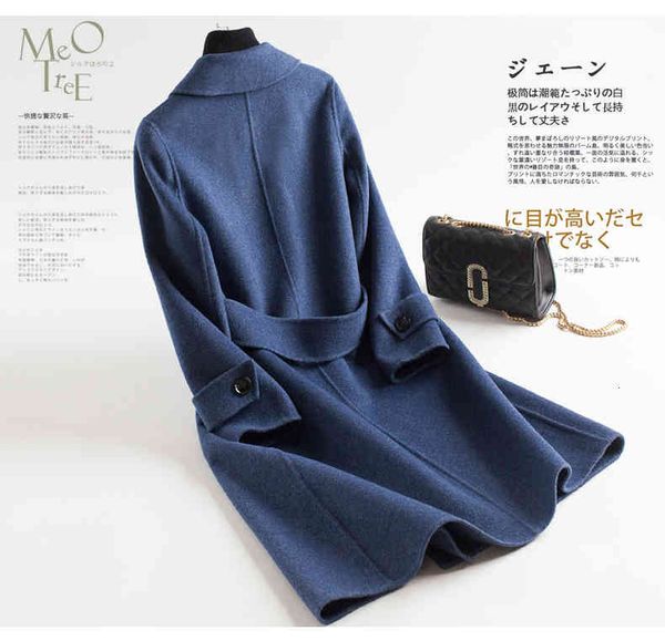 women's & blends women autumn winter 100% wool jacket female double sided long coat outwear abrigos mujer inviernolx2535 ge2d, Black
women's & blends women autumn winter 100% wool jacket female double sided long coat outwear abrigos mujer inviernolx2535 ge2d, Black