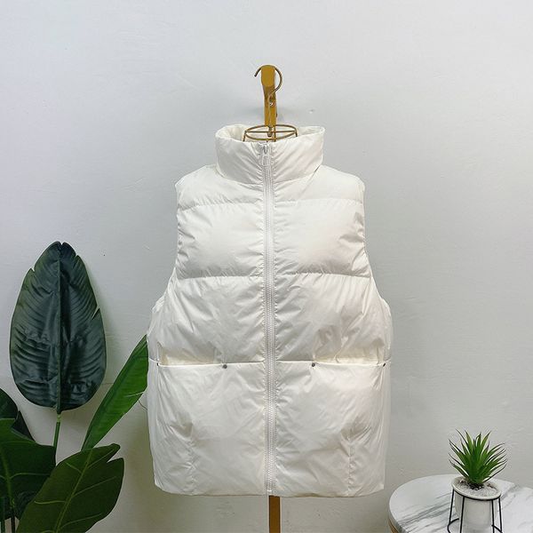 vests 2021 autumn and winter short lightweight loose 90 white duck down warm solid color stand collar vt coat women, Black;white
vests 2021 autumn and winter short lightweight loose 90 white duck down warm solid color stand collar vt coat women, Black;white