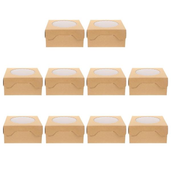 gift wrap 1 set 10pcs 8in cake packing boxes kraft paper dessert holders with window
gift wrap 1 set 10pcs 8in cake packing boxes kraft paper dessert holders with window