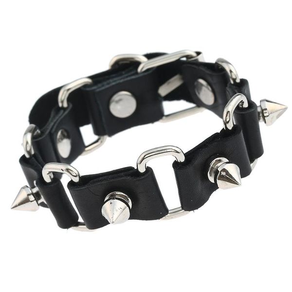 charm bracelets unique pointed spike shoes rivet wide bracelet leather punk rock gothic men's jewelry retro fashion, Golden;silver
charm bracelets unique pointed spike shoes rivet wide bracelet leather punk rock gothic men's jewelry retro fashion, Golden;silver