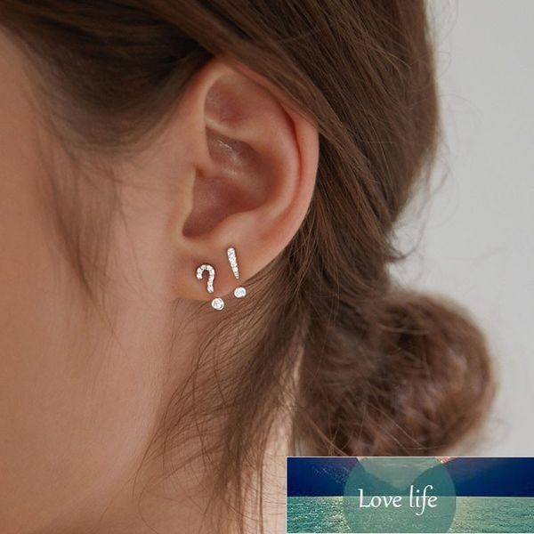 creative symbol earring luxury question exclamation mark crystal rhinestone tiny stud earring daily minimalist ear jewelry factory price exp, Golden;silver
creative symbol earring luxury question exclamation mark crystal rhinestone tiny stud earring daily minimalist ear jewelry factory price exp, Golden;silver