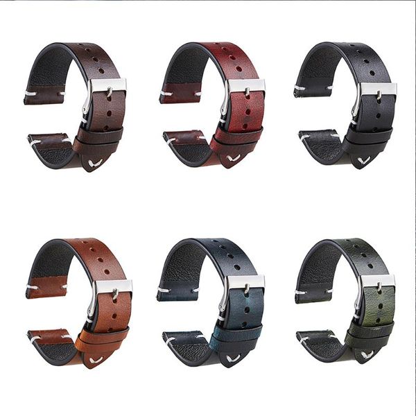 watch bands vintage fashion genuine leather 20/22mm lug width pin buckle straps replacement watchband, Black;brown
watch bands vintage fashion genuine leather 20/22mm lug width pin buckle straps replacement watchband, Black;brown