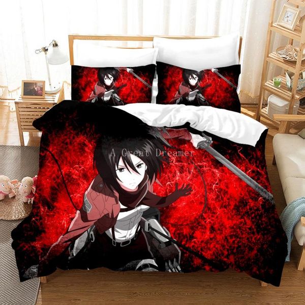 bedding sets 3d attack on titan comforter anime duvet cover for adults quilt bed luxury set linening drop ship
bedding sets 3d attack on titan comforter anime duvet cover for adults quilt bed luxury set linening drop ship