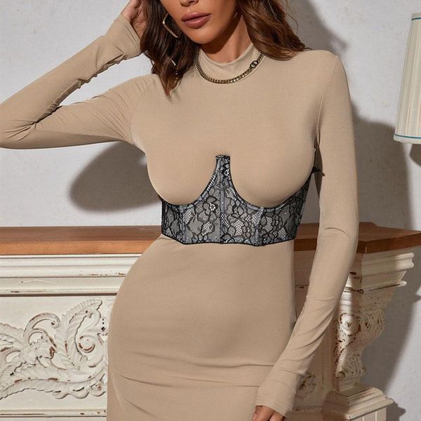 belts women\u2021s lace breasted corset bustier fashion solid color stitching slim fit girdle elastic wide waist belt cummerbunds, Black;brown
belts women\u2021s lace breasted corset bustier fashion solid color stitching slim fit girdle elastic wide waist belt cummerbunds, Black;brown