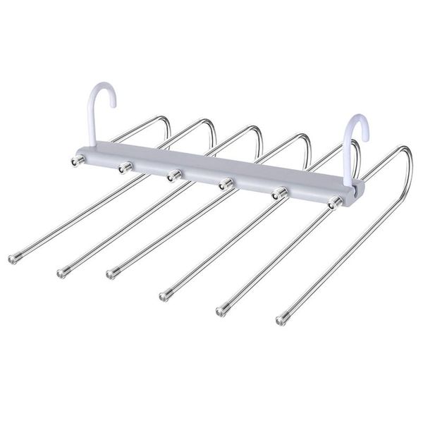 hangers & racks stainless steel 6 in 1 closet extendable foldable accessories durable space saving trouser hanger u-shaped pole clothes towe
hangers & racks stainless steel 6 in 1 closet extendable foldable accessories durable space saving trouser hanger u-shaped pole clothes towe