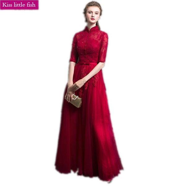party dresses burgundy prom dress lace vestidos largos elegantes simple, White;black
party dresses burgundy prom dress lace vestidos largos elegantes simple, White;black