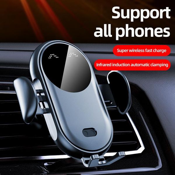 phone holder for car wireless charger mount intelligent infrared air vent 12 cell mounts & holders
phone holder for car wireless charger mount intelligent infrared air vent 12 cell mounts & holders