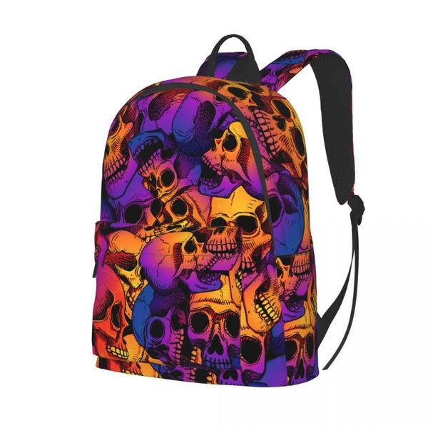 backpack schoolbag for teenager girls boys bright skulls bag student book pack
backpack schoolbag for teenager girls boys bright skulls bag student book pack