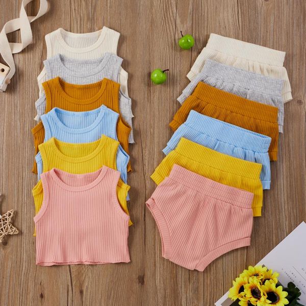 clothing sets infant baby girls clothes set sleeveless crop and short outfits summer 0-12months, White
clothing sets infant baby girls clothes set sleeveless crop and short outfits summer 0-12months, White