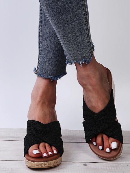 summer roman sandals women's comfortable set foot platform fashion wedges outdoor open toe casual women shoes, Black
summer roman sandals women's comfortable set foot platform fashion wedges outdoor open toe casual women shoes, Black