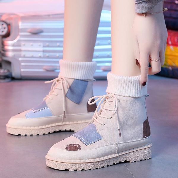 boots autumn and winter explosions suede canvas color matching wild high-wool women shoes 3 #62, Black
boots autumn and winter explosions suede canvas color matching wild high-wool women shoes 3 #62, Black