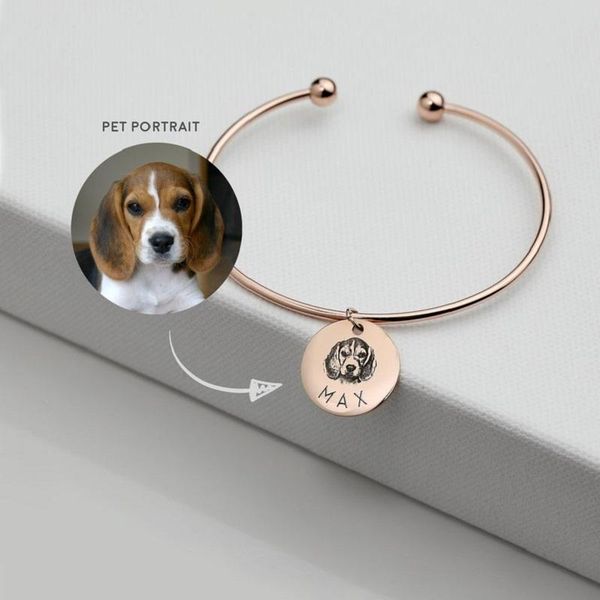 bangle custom pet portraits dog charm bracelet mothers day gift for her friend mom, Black
bangle custom pet portraits dog charm bracelet mothers day gift for her friend mom, Black