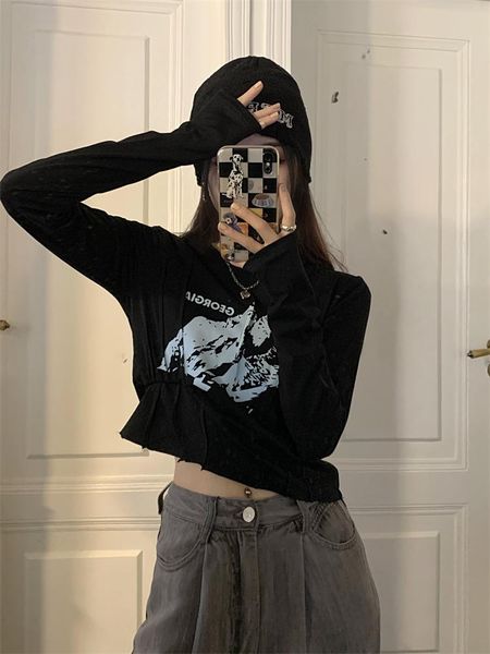 women's t-shirt vintage printed spring t-shirts women o-neck long sleeve harajuku casual loose shirts streetwear cropped black, White
women's t-shirt vintage printed spring t-shirts women o-neck long sleeve harajuku casual loose shirts streetwear cropped black, White