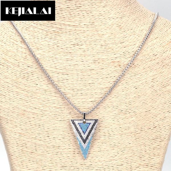 pendant necklaces kejialai simple sweet style triangle necklace for girls women micro paved cubic zirconia charm cute accessories gift, Silver
pendant necklaces kejialai simple sweet style triangle necklace for girls women micro paved cubic zirconia charm cute accessories gift, Silver