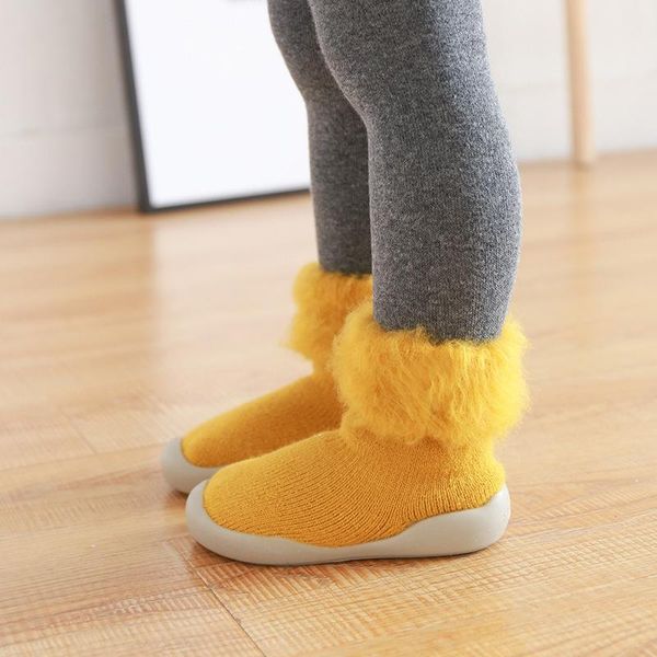 first walkers autumn and winter plus velvet thickening baby floor socks non-slip toddler shoes rubber bottom
first walkers autumn and winter plus velvet thickening baby floor socks non-slip toddler shoes rubber bottom