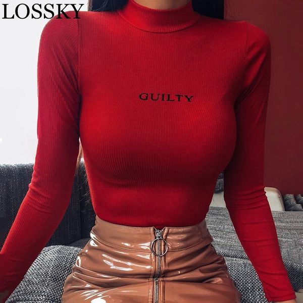 letter knitted bodycon red long sleeve t-shirt casual high collar basic women autumn winter shirts fall tees slim t 210520, White
letter knitted bodycon red long sleeve t-shirt casual high collar basic women autumn winter shirts fall tees slim t 210520, White