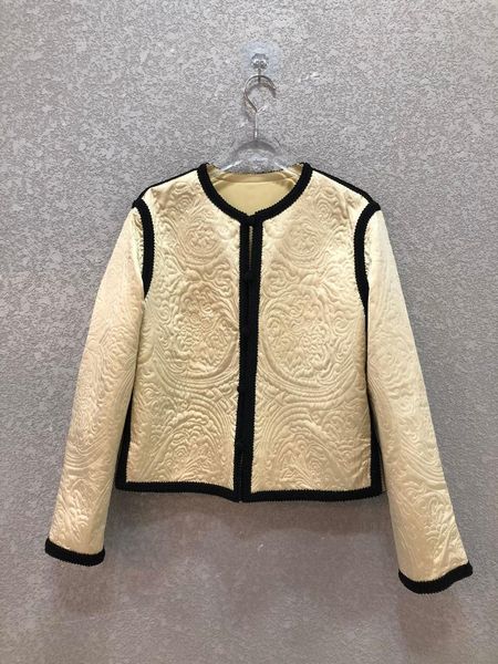 ladies 2021 fashion long sleeve round neck retro silk embroidered short jacket 1026 women's jackets, Black;brown
ladies 2021 fashion long sleeve round neck retro silk embroidered short jacket 1026 women's jackets, Black;brown
