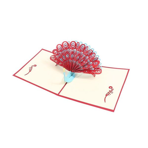 greeting cards 3d peacock up birthday card for wife husband kids valentine day graduation mother's gift (red)
greeting cards 3d peacock up birthday card for wife husband kids valentine day graduation mother's gift (red)