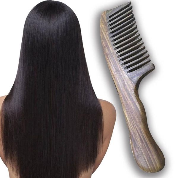 1pc wooden sandalwood wide tooth wood comb natural head massager hair combs handle with toothed brushes, Silver
1pc wooden sandalwood wide tooth wood comb natural head massager hair combs handle with toothed brushes, Silver