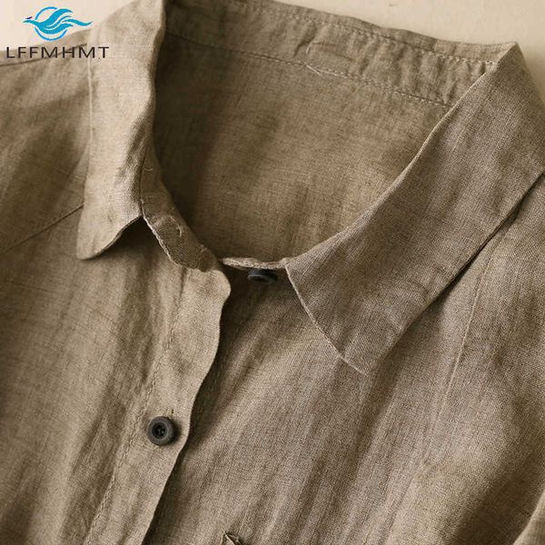 women's blouses & shirts linen mid-long long sleeve casual shirt office lady solid color japan minimalist style simple a8gx, White
women's blouses & shirts linen mid-long long sleeve casual shirt office lady solid color japan minimalist style simple a8gx, White