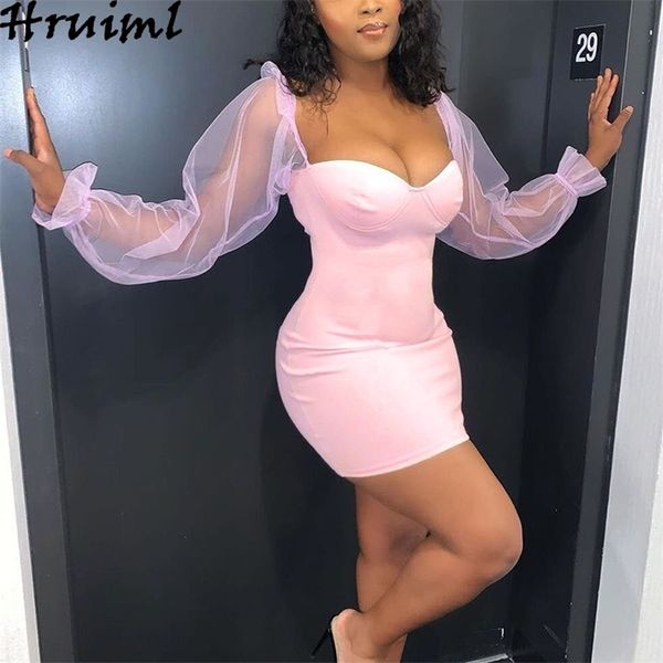 women's dress solid color square collar long sleeve mesh patchwork high waist summer es backless zipper design mini 210513, Black;gray
women's dress solid color square collar long sleeve mesh patchwork high waist summer es backless zipper design mini 210513, Black;gray