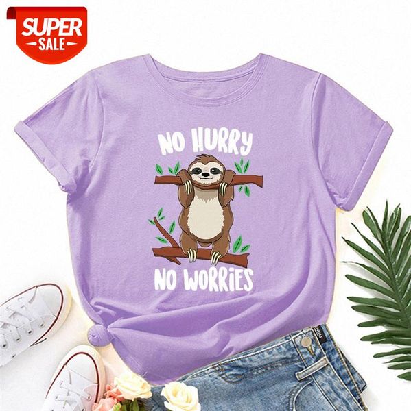 spot cross-border european and american women's cute sloth loose round neck short-sleeved cotton t-shirt women #mt3z, White
spot cross-border european and american women's cute sloth loose round neck short-sleeved cotton t-shirt women #mt3z, White